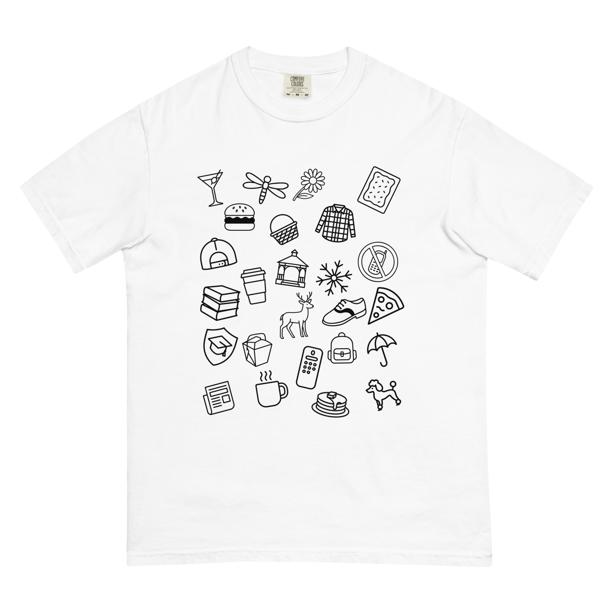 Unisex garment-dyed heavyweight t-shirt - Image 7